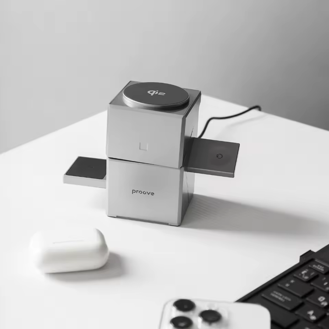 Cargador inalámbrico Qi2 3 en 1
