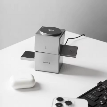 Cargador inalámbrico Qi2 3 en 1